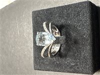 Anello Gioielleria Dossena  Donna Acquamarina in Oro Acquamarina ANOR-14-253